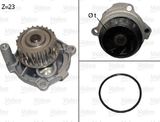 Valeo 506790 - Vattenpump xdelar.se