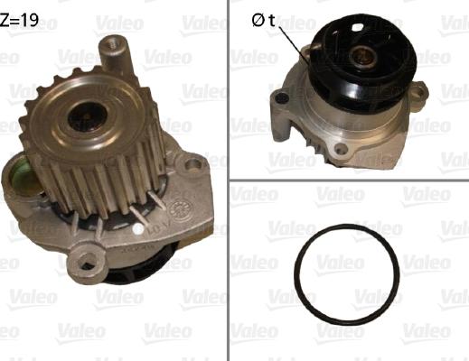 Valeo 506700 - Vattenpump xdelar.se