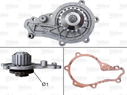 Valeo 506715 - Vattenpump xdelar.se