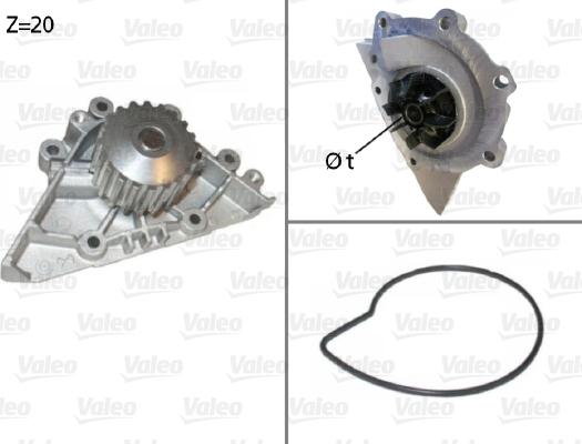 Valeo 506720 - Vattenpump xdelar.se