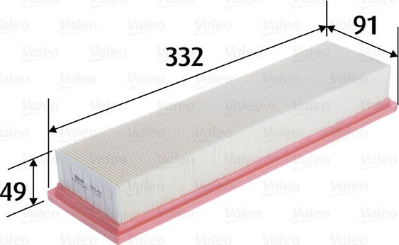 Valeo 585424 - Luftfilter xdelar.se