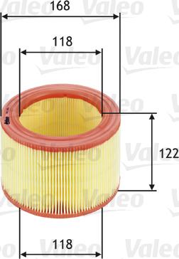 Valeo 585600 - Luftfilter xdelar.se