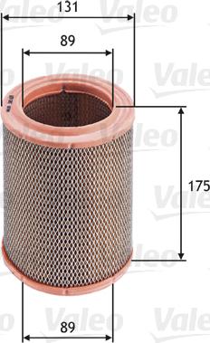 Valeo 585635 - Luftfilter xdelar.se