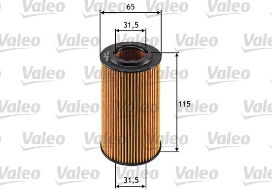 Valeo 586556 - Oljefilter xdelar.se