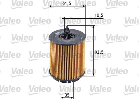 Valeo 586563 - Oljefilter xdelar.se