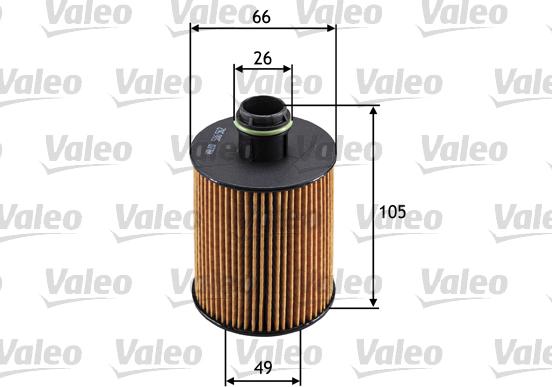 Valeo 586562 - Oljefilter xdelar.se