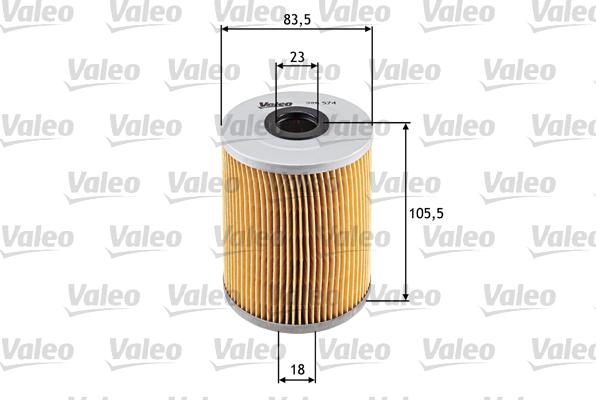 Valeo 586574 - Oljefilter xdelar.se