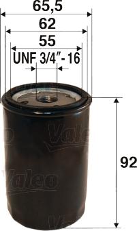 Valeo 586040 - Oljefilter xdelar.se