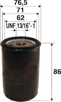 Valeo 586048 - Oljefilter xdelar.se