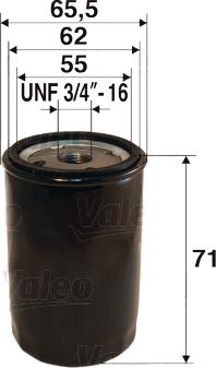 Valeo 586042 - Oljefilter xdelar.se