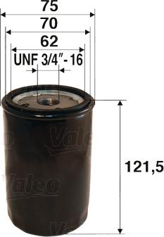 Valeo 586052 - Oljefilter xdelar.se