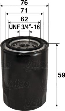 Valeo 586065 - Oljefilter xdelar.se