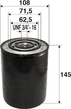 Valeo 586014 - Oljefilter xdelar.se