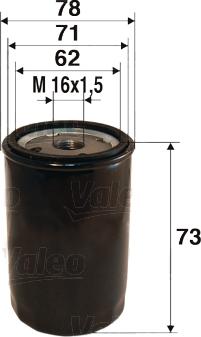 Valeo 586034 - Oljefilter xdelar.se