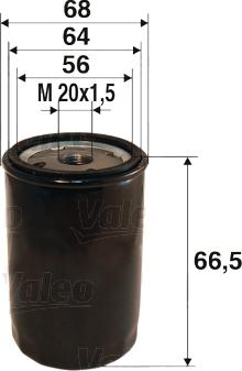 Valeo 586022 - Oljefilter xdelar.se