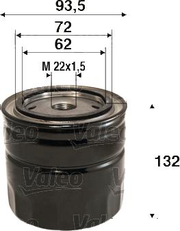 Valeo 586115 - Oljefilter xdelar.se