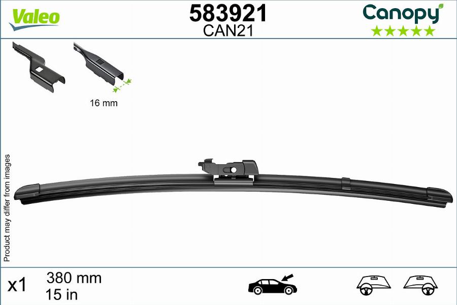 Valeo 583921 - Torkarblad xdelar.se