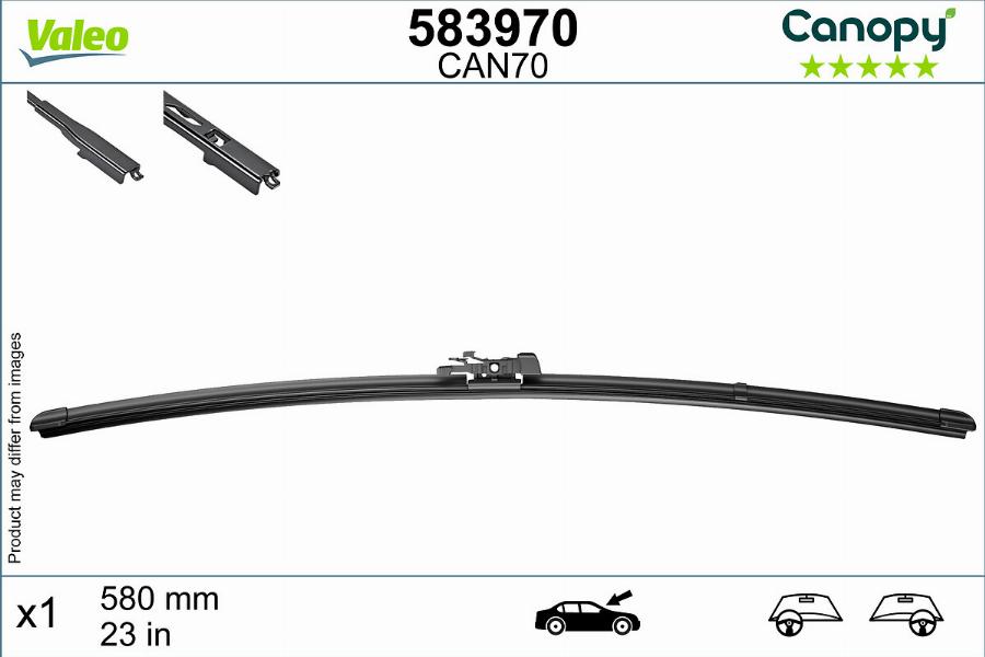 Valeo 583970 - Torkarblad xdelar.se