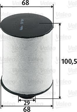 Valeo 587914 - Oljefilter xdelar.se