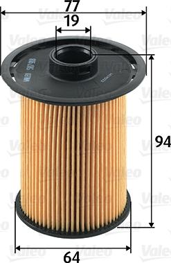 Valeo 587918 - Oljefilter xdelar.se