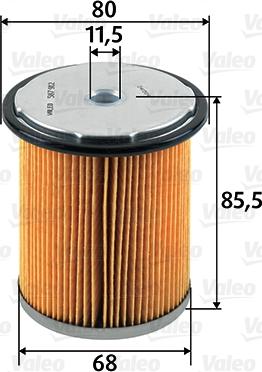 Valeo 587912 - Bränslefilter xdelar.se