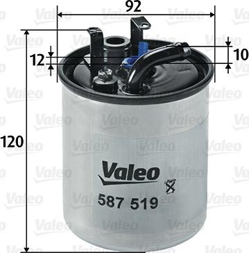 Valeo 587519 - Bränslefilter xdelar.se