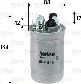 Valeo 587515 - Bränslefilter xdelar.se