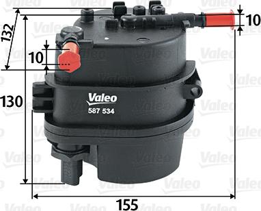 Valeo 587534 - Bränslefilter xdelar.se