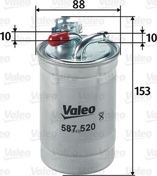 Valeo 587520 - Bränslefilter xdelar.se