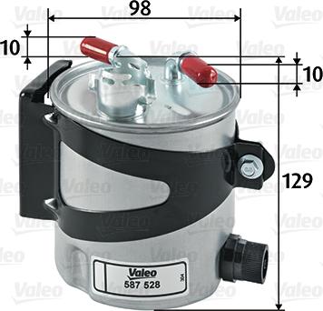 Valeo 587528 - Bränslefilter xdelar.se