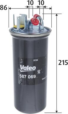 Valeo 587069 - Bränslefilter xdelar.se