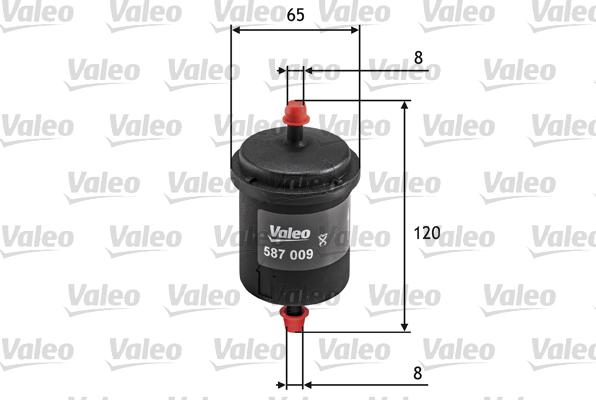 Valeo 587009 - Bränslefilter xdelar.se