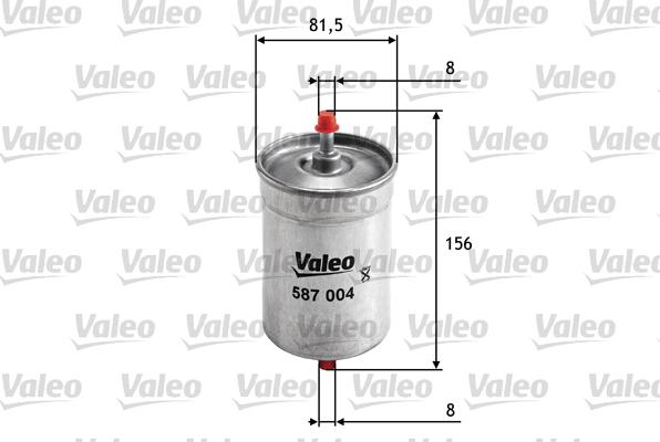 Valeo 587004 - Bränslefilter xdelar.se