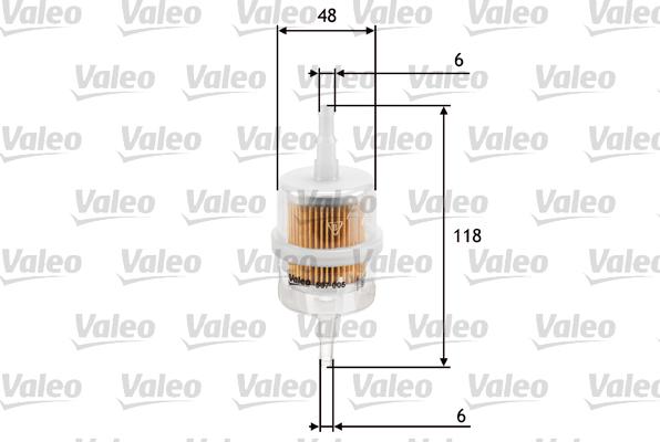 Valeo 587005 - Bränslefilter xdelar.se