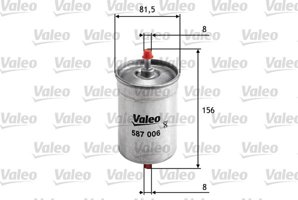 Valeo 587006 - Oljefilter xdelar.se