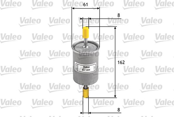 Valeo 587008 - Oljefilter xdelar.se