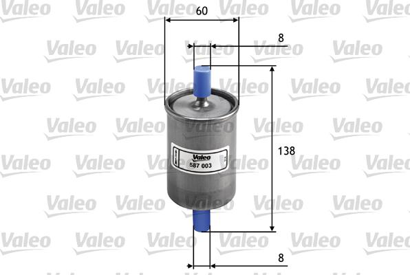 Valeo 587003 - Oljefilter xdelar.se