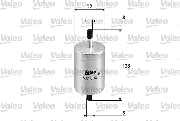 Valeo 587002 - Oljefilter xdelar.se