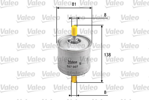 Valeo 587007 - Oljefilter xdelar.se