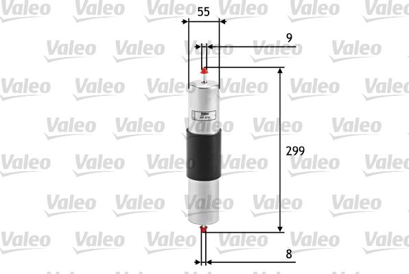 Valeo 587014 - Bränslefilter xdelar.se