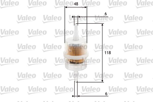 Valeo 587011 - Bränslefilter xdelar.se