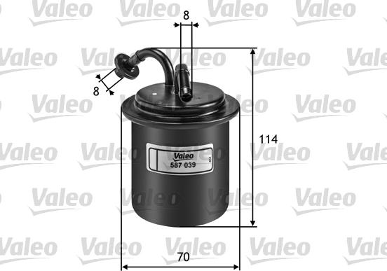 Valeo 587039 - Bränslefilter xdelar.se