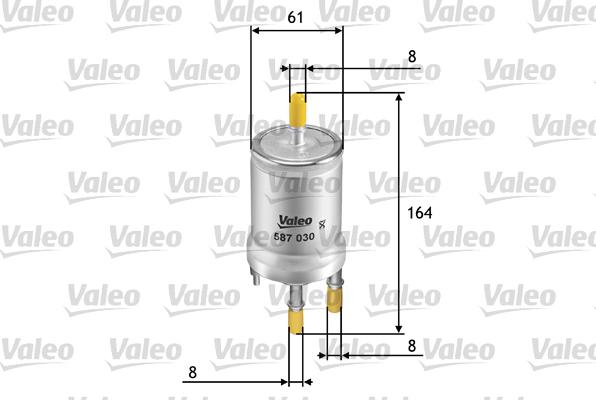 Valeo 587030 - Bränslefilter xdelar.se