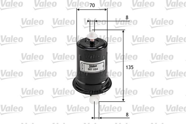 Valeo 587024 - Bränslefilter xdelar.se