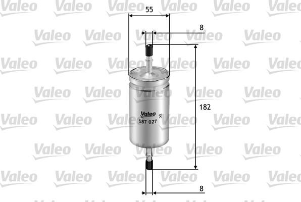 Valeo 587027 - Bränslefilter xdelar.se