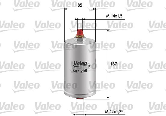 Valeo 587205 - Oljefilter xdelar.se