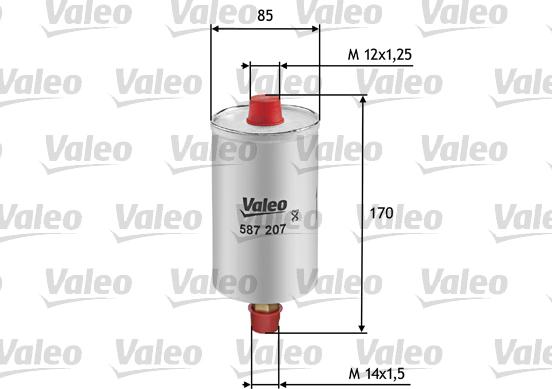 Valeo 587207 - Oljefilter xdelar.se