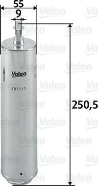 Valeo 587711 - Oljefilter xdelar.se