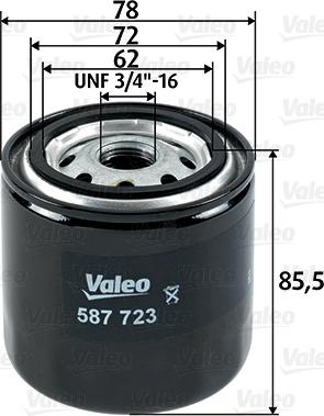 Valeo 587723 - Bränslefilter xdelar.se