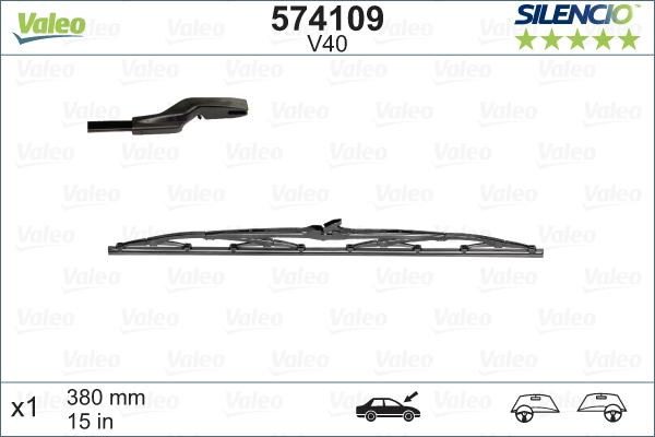 Valeo 574109 - Torkarblad xdelar.se